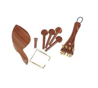 Kit de 5 accesorios para violín para instrumentos musicales de violín de 3/4 y 4/4
