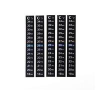 Kit de 5 adhesivos para termómetro, pantalla digital de temperatura, tira adhesiva para fermentar cerveza, kombucha, acuarios, troqueles para hacer tarjetas en espacio libre