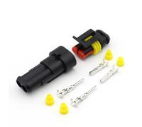 Kit de 5 Conectores de Cable eléctrico Impermeables de 2 Pines for Coche, Conectores de 1,5 mm, DJ7021-1.5