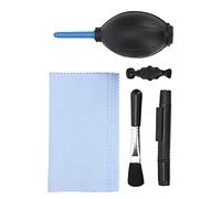 Kit de 5 In-cámaras con Cepillo, Soplador, Toallitas y Telas para un Fácil Mantenimiento de Lentes
