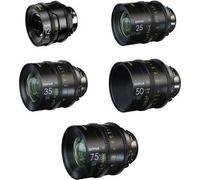 Kit de 5 objetivos DZOFilm Vespid Prime - montura PL y EF (12/25/35/50/75mm T2.1) con estuche | ✅ 5 años de garantia