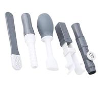 Kit de 5 piezas de ejercitador de mandíbula, herramienta de terapia sensorial oral, ejercitador de entrenamiento perceptor de boca, masajeador de lengua, extractor de entrenador de lengua, labios