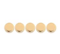 Kit de 5 piezas de piezas para la corona del reloj, repuestos de corona de reloj de sustitución, cabezas de reloj de acero de tamaños variados para relojes de cuarzo y mecánicos, (agujero de 6 mm de