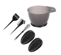 Kit de 5 piezas para teñir el cabello, cepillo profesional para teñir el cabello, peine, juego de herramientas para teñir el cabello con batidor de mezcla para salón y hogar