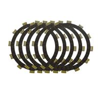 Kit de 5 placas fricción embrague para motor motocicleta, compatible con Suzuki RG80C, NC11A, RM80, RC11, RC12A, TS80X