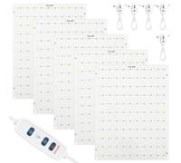 Kit de 5 tableros de retroiluminación LED de litofanía, compatible con impresora 3D A1/A1, fácil de instalar para modelos impresos en 3D