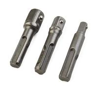 Kit de 5 unidades de enchufe hexagonal con adaptadores SDS Plus para uso de herramientas eléctricas