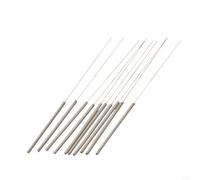 Kit de 50 agujas de limpieza de boquillas de acero inoxidable para impresoras 3D, 0,4 mm de diámetro, flexible y duradero, compatible con 3//for Prusa, Incl