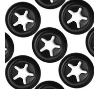 Kit de 50 arandelas de bloqueo a presión, para retenedores de cierre de acero de resorte M12 para eje métrico, herramienta de hardware para una sujeción segura y montaje rápido en acero, materiales no