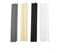 Kit de 50 varillas de soldadura de plástico ABS PP PVC PE para reparación de soldadores, parachoques, batería, tanque de coche, tubo, gris, negro, beige, blanco