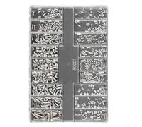 Kit de 500 piezas para mini tuercas de tornillo con 18 tamaños para montaje en disipador de calor para laptop, fijación de puente de gafas, seguridad de movimiento de reloj