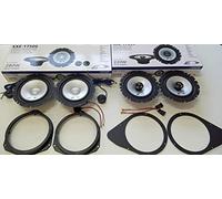 Kit de 6 altavoces Alpine para Fiat 500 años desde 2008 hasta 2015 delanteros y traseros