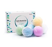 Kit de 6 Bombas de Baño con Cápsulas Mágicas que Crecen, Colección MAR, Fragancia de VAINILLA, Divertido Baño Burbujeante