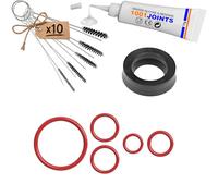 KIT DE 6 JUNTAS DE MANTENIMIENTO GRUPO DE INFUSIÓN VÁLVULA DE SOPORTE TANQUE DE AGUA MÁQUINA DE CAFÉ REEMPLAZO COMPATIBLE CON PHILIPS SAECO SPIDEM KRUPS GAGGIA BOSCH MIELE SOLIS KONIG ROTEL SATRAP ETC