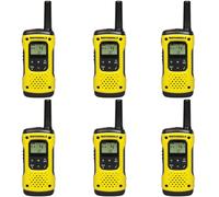 Motorola Talkabout T92 H2O two-way radios 16 canales 446.00625 - 446.19375 MHz Negro, Amarillo