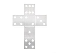 Kit de 6 piezas para ejercicios de soldadura MIG, TIG y MMA: mejora tus habilidades de soldadura con chapas de acero suave.