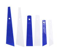 Kit de 6 Raspadores de Pegamento, Esparcidores de Plástico para Artesanía en Cuero, Accesorios de Costura DIY