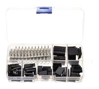 Kit de 620 conectores eléctricos de 2,54 mm, caja surtida de terminales de crimpado macho hembra para Arduino 18-26AWG (310 piezas)