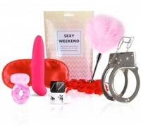 LoveBoxxx 'Sexy Weekend' Set de Regalo Erótico - Kit de Juguetes Sexuales con 7 Juguetes Eróticos para Adultos - Regalo Pareja para una Noche Emocionante en el Dormitorio