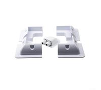 Kit de 7 soportes de montaje de panel solar para caravanas, barcos y yates | Instalación sin taladro | Construcción de ABS resistente | Compatible con (blanco)