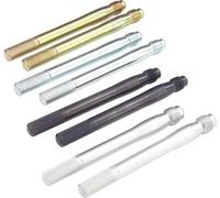 Kit de 8 Pasadores Guía para Montaje de Ruedas, 120 mm, Rosca M12 y M14