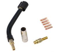 Kit de 8 piezas de cuello de cisne de latón para la serie 15AK, perfecto para soldadura de precisión y trabajo de ángulo complejo (1.0 mm)