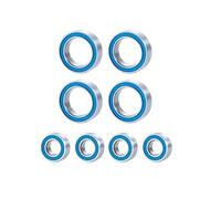 Kit de 8 rodamientos de bolas sellados con goma para coche RC E-Slash Summit 1/16