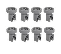 Kit de 8 ruedas for cesta superior de lavavajillas (compatible con AEG, Electrolux, Favorit, Privileg y Zanussi).