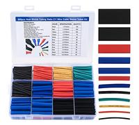 Kit de 800 Piezas de Tubos Termorretráctiles, kit de Surtido de Tubos de Envoltura de Cableado Retráctil, Tubo Termoretractil de Manga de Cable de Eléctrico, Relación 2:1-5 Colores/12 Tamaños