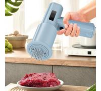 Kit de ablandador eléctrico de carne, potente motor para una textura uniforme, fácil de limpiar, ideal para ablandar filetes, carne de res y pollo