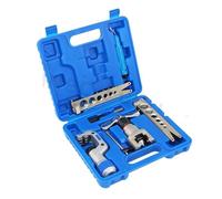 kit de Abocardado, Kit de reparación refrigeración y aire acondicionado, herramienta expansora tubos cobre, CT-S806AM-L, manual, eléctrico, doble propósito, métrico en pulgadas