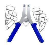 Kit de abrazadera de resorte para marco - Herramienta auxiliar profesional de bricolaje con alicates de resorte de inglete en forma de marco | Para trabajos polivalentes como acabado de madera, fabric