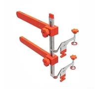 Kit de abrazadera deslizante para cajón con llave y soporte magnético, con escalas de medición dobles grabadas para un ajuste y posicionamiento precisos de la altura (juego de 2 piezas)