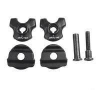 Kit de abrazadera para tija de sillín de bicicleta, 7 x 7 mm/7 x 9 mm, abrazadera de liberación para tija de sillín de carbono, clip ovalado/redondo (7 x 7 mm)
