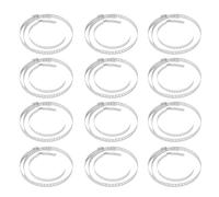 Kit de abrazaderas para cubierta de CV, 24 unidades, bandas de junta universal de acero inoxidable, abrazaderas ajustables para el eje de transmisión para la sustitución de la cubi