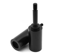 Kit De Abrazaderas para Manillar Motocicleta para Shadow Phantom 750 VT750C2B 2010-2023 Base Repuesto Extensión Manillar Soporte Abrazadera(Negro)