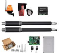 Kit de abridor automático de puerta oscilante de doble brazo de 200 kg, actuador de motor eléctrico, operador de puerta corredera para entrada