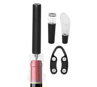 Kit De Abridor De Botella De Bomba De Aire Para Vino | Desatascador De Tapón Aireador Portátil - Abrebotellas De Aguja Manual | Para Hogar Cocina Bar Fete Picnic Camping Vacaciones Restaurante
