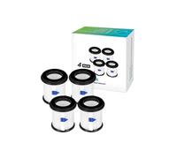 Kit de accesorios compatible con aspiradoras inalámbricas INSE N5/N5S/N5T. Incluye filtro metálico y cepillo multifunción. Repuestos funcionales.(N5S Filter 4pc)