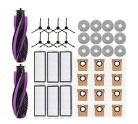 Kit De Accesorios Compatible Con El Robot Aspirador JONR P20 PRO: Cepillo Lateral, Filtro, Mopa, Paño, Bolsa For Polvo Y Piezas De Repuesto.(38PCS)