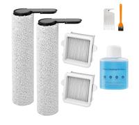 Kit de accesorios compatible con Roborock F25 Gen 2, F25 LT (RT/BX) Gen 2 | 2 cepillos de rodillo, 2 filtros HEPA y 1 solución de limpieza (200 ml), para F25 Gen 2, F25 LT Gen 2, F25 RT Gen 2
