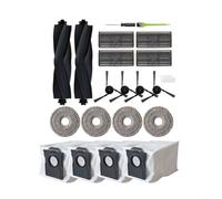 Kit de accesorios de 17 piezas para L10s para Ultra para Gen 3, para MOVA para P50 Pro, para Ultra, para X40 para Ultra y L40 para Ultra con 2 cepillos principales, 4 bolsas de polvo, 4 para