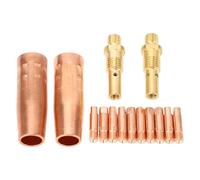 Kit de accesorios de antorcha de soldadura alta durabilidad 14pcs establecidos para soldadura Magnum 100L MIG - Taller de mantenimiento
