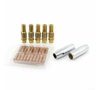 Kit de accesorios de antorcha MIG de 38 piezas para MB15 compatible con Riland Jasic Mitech Chiry UNT Krpton soldadura de carbono de aluminio inoxidable