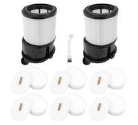 Kit de accesorios de filtro para Shark IP1251UKT IP1251UK IP1251 PowerDetect DuoClean Detect Anti-Hair Wrap Plus - Piezas de repuesto ligeras para aspiradora inalámbrica (paquete de 8)