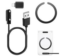 Kit de accesorios de grabadora de voz para PLAUD Note. Incluye cable de carga USB magnético, anillo magnético, adaptador USB tipo C de 4 pines para PLAUD Note AI Recorder/Fitness Polar Pacer Pro