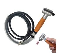 Kit de accesorios de herramienta pulidora de lápiz de troquel de aire de ángulo de microamoladora neumática de 90 grados, color naranja..