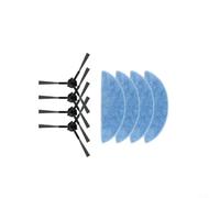 Kit de accesorios de limpieza con cepillos laterales y paños de fregona para ECOVACS y para aspiradoras robot YEEDI Y1 PRO PLUS, piezas robustas y fáciles de instalar (A)