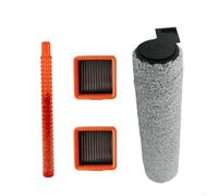 Kit de accesorios de limpieza de suelo para Uwant 2.0 D5 D5 Pro D100 V8 V10, cepillo de rodillo de repuesto con filtros HEPA y neutralizador para limpieza de suelos duros y hogar (A)