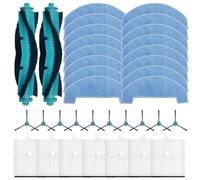 Kit de accesorios de limpieza que contiene cepillo de rodillo lateral y paños de fregona para Lubluelu L15 para robots BPMIO B15 B15 Plus